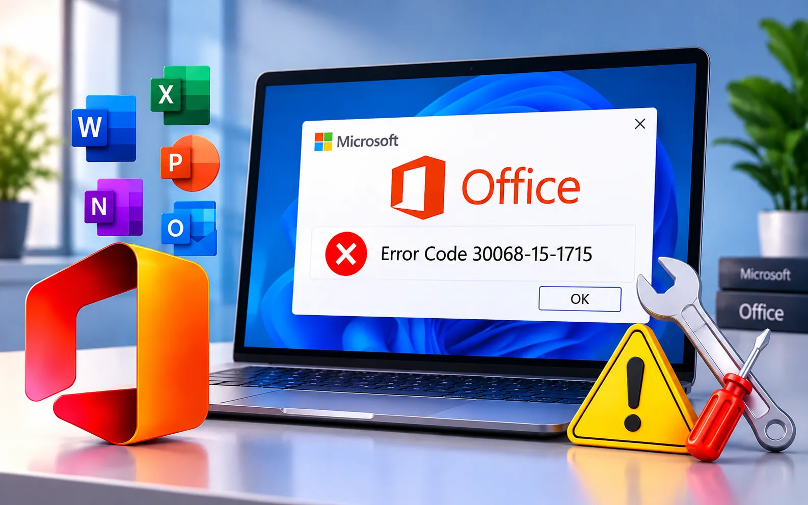 Microsoft Office Error Code 30068-15-1715 fix
